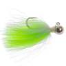 Nickel Plated Head/Chartreuse-White