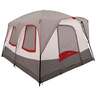 ALPS Mountaineering Camp Creek Two-Room 6-Person Camping Tent - Gray/Red - Grey/Red