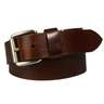 American Endurance Full Grain Leather Belt with Hand Tacked Roller Buckle - Brown - 36 - Brown 36