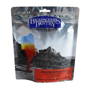 Backpacker's Pantry Freeze Dried Jamaican Style Jerk Rice with Chicken 2 Person Serving