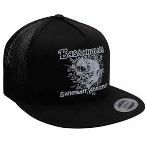 Bassaholics Swimbait Addiction Flex Fit Trucker Snap Hat
