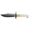 Bear and Son 3 inch Smooth White Bone Baby Bowie Fixed Knife