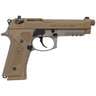 Beretta M9A3 9mm Luger 4.9in Flat Dark Earth Pistol - 17+1 Rounds - Tan