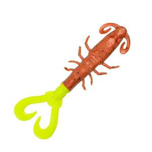 Berkley Gulp! Saltwater Mantis Shrimp Soft Bait - New Penny/Chartreuse, 3in