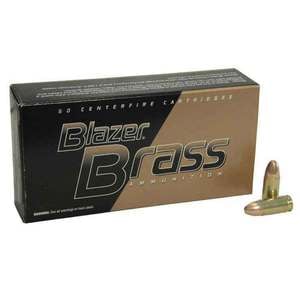 CCI Blazer Brass 40 S&W 180gr FMJ Handgun Ammo - 50 Rounds