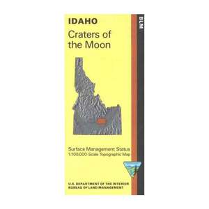 BLM Idaho Craters of the Moon Map