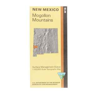 BLM New Mexico Mogollon Mountains Map
