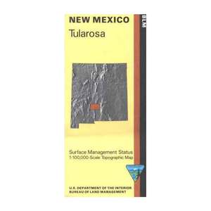 BLM New Mexico Tularosa Mountains Map