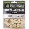 Breakthrough AR-15 Star Chamber With 8-32 Thread (Male/Male) Adapter Pad - 20 Pack - 8-32 Thread