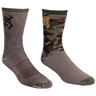 Browning Men's Wool Blend Hunting Socks - Woodlands/Coffee Bean - L - Woodlands/Coffee Bean L