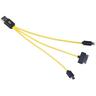 Brunton 3-In-1 Charging Cable - Yellow