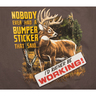 Buck Wear Men's Bumper Sticker T-Shirt