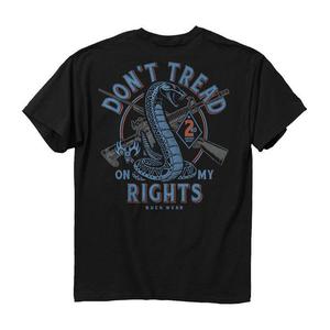 Buck Wear Men's Don't Tread On My Rights 2nd Amendment T-Shirt