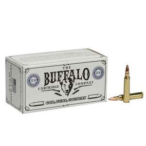 Buffalo Cartridge Re-manufactured 223 Remington 55gr FMJ Rifle Ammo - 50 Rounds
