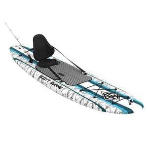 California Board Company Super Voyager Fishing Package Paddleboard - 10.5ft White/Blue