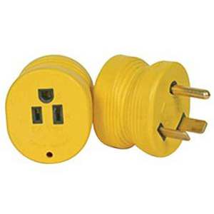 Camco 30 Amp Male to 15 Amp Female Electrical Adapter