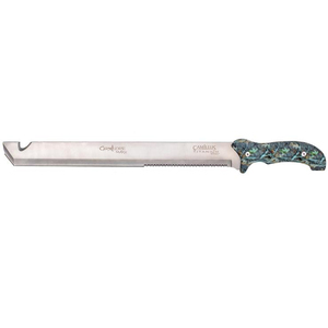 Camillus Carnivore - 17 in. Titanium Bonded Fixed Blade Knife with Camo Handles