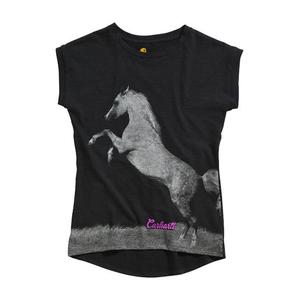 Carhartt Girls Horse Photo Slub T-Shirt