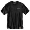 Carhartt Men's Logo Graphic Loose Fit Heavyweight Short Sleeve Work Shirt