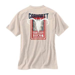 Carhartt Men's Maddock Graphic Earn Every Buck Pocket Short Sleeve Shirt