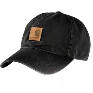 Carhartt Men's Odessa Adjustable Hat - Black - One Size Fits Most