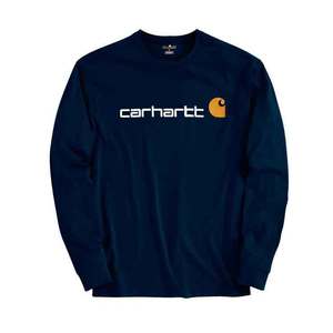 Carhartt Men's Signature Logo Long Sleeve T-Shirt
