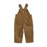 Carhartt Toddler Girls' Washed Micro Sanded Canvas Bib Overall
