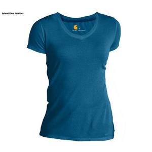 Carhartt Women's Calument V Neck Short Sleeve Shirt