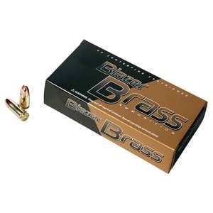 CCI Blazer Brass 380 Auto (ACP) 95gr FMJRN Handgun Ammo - 250 Rounds