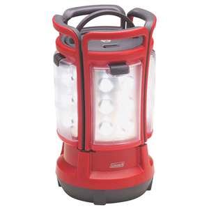 Coleman Quad LED Electric Lantern - Red