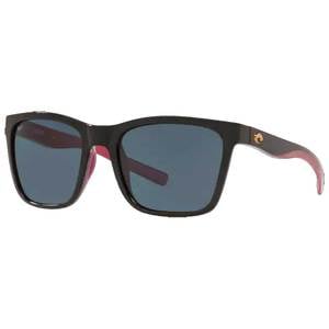 Costa Panga Polarized Sunglasses - Black/Crystal/Fuchsia/Gray