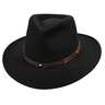 Dorfman Pacific Men's Black Felt Hat - Black L/XL