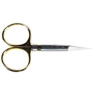 Dr. Slick Micro-Tip All Purpose Scissors Fly Tying Tool - Gold Loops, 4in