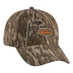 Drake Waterfowl Non-Typical Cotton Camo Cap - Mossy Oak Bottomland - One Size Fits Most