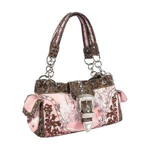 Emperia Avery Kings Camouflage Buckle Tote With Rhinestones