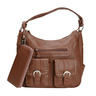 Emperia Jacqueline Concealed Carry Handbag - Hobo Brown One size fits most