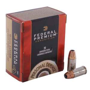 Federal Premium Personal Defense 10mm Auto 180gr Hydra-Shok JHP Handgun Ammo - 20 Rounds