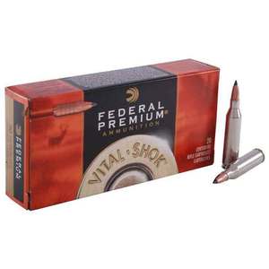 Federal Premium 257 Roberts 120gr Nosler Partition Rifle Ammo - 20 Rounds