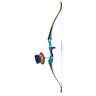 Fin-Finder BankRunner 35lbs Right Hand Blue Bowfishing Recurve Bow - Blue