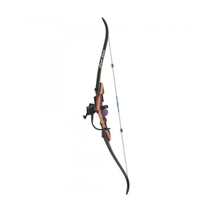 Fin-Finder Sand Shark 35lbs Right Hand Black Recurve Bow - With Retriever Package