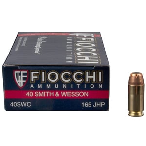 Fiocchi 40 S&W 165gr JHP Handgun Ammo
