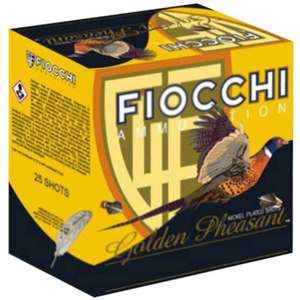 Fiocchi Golden Pheasant 20 Gauge 3in #6 1-1/4oz Shotshells - 25 Rounds