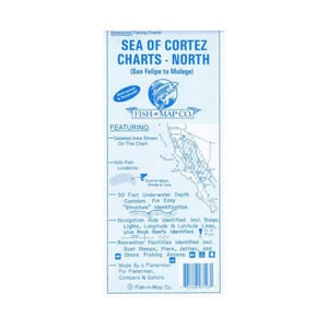 Fish N Map Sea Of Cortez North; CA