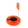 Frabill Pro Thermal Round Ice Fishing Tip Up - Orange 10in