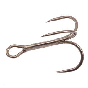 Gamakatsu Barbless Treble Hook - Bronze Size 1