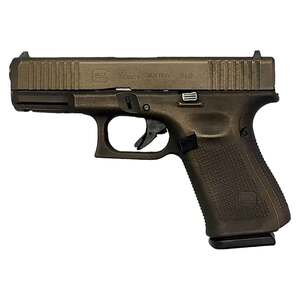 Glock 19 9mm Luger 4in Bronze Cerakote Pistol - 15+1 Rounds