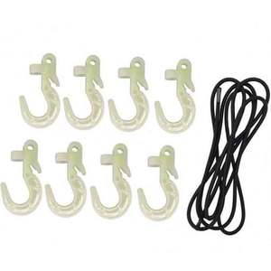 GloLine Camp Bungee with Glow-in-the-Dark Hooks