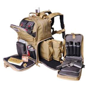 GPS Tactical Range 3 Gun Backpack - Tan