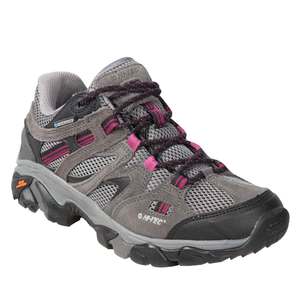 Hi-Tec Women's Ravus Vent Waterproof Low Hiking Shoes - Charcoal - Size 6.5