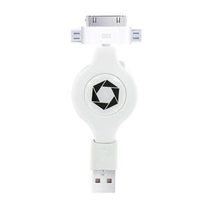 Hoffco Brands 3-in-1 Retractable USB Cable by Celltronix